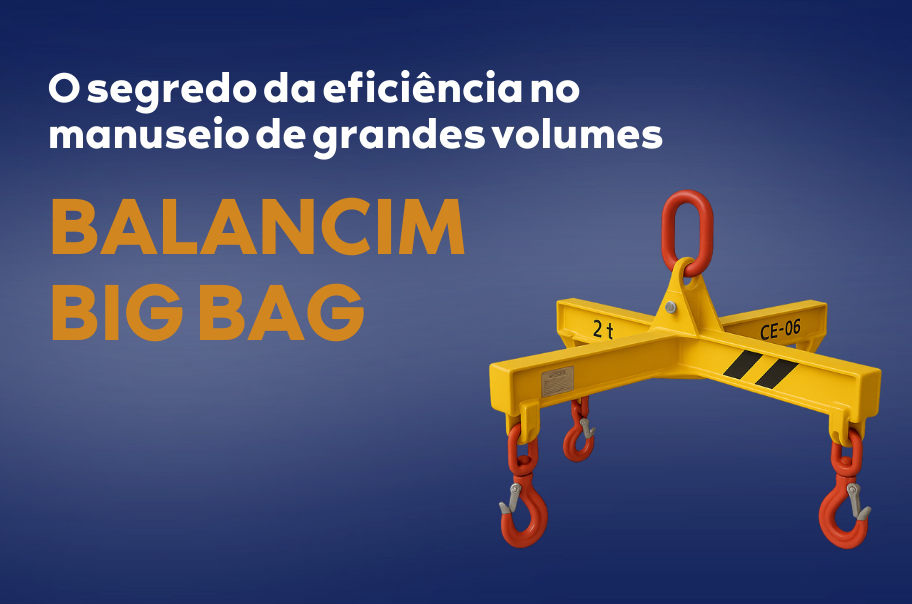 Balancim Big Bag Max-Crane em operação industrial